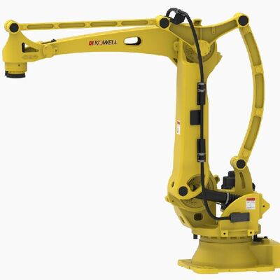 Machine de débroussaillage automatique de chargement par pivotement abrasif Système automatisé pour des tâches de débroussaillage et de polissage constantes